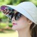  UV Protect Foldable Large Brim Visor Cap Beach Sun Hat Outdoor Multicolor  eb-47367395